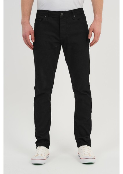 Alexandergardı Erkek Siyah Kot Pantolon (69B09UBLK)