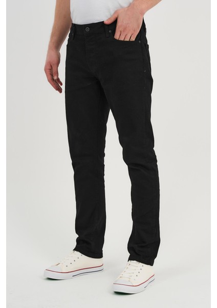 Alexandergardı Erkek Siyah Kot Pantolon (69B09UBLK)