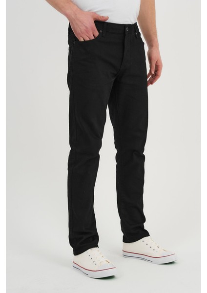 Alexandergardı Erkek Siyah Kot Pantolon (69B09UBLK)