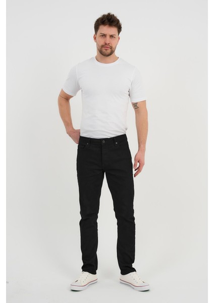 Alexandergardı Erkek Siyah Kot Pantolon (69B09UBLK)