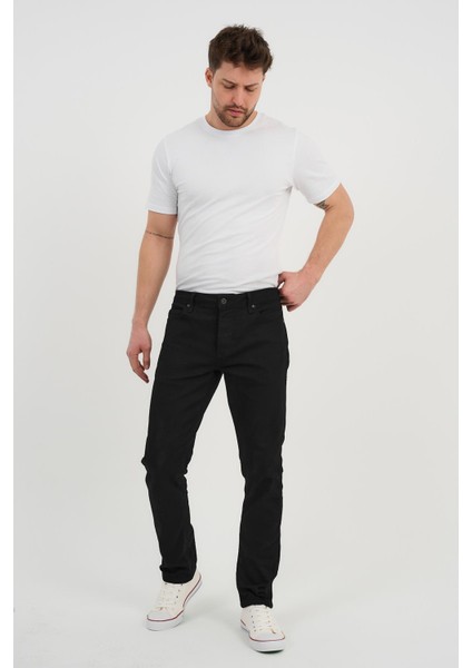 Alexandergardı Erkek Siyah Kot Pantolon (69B09UBLK)