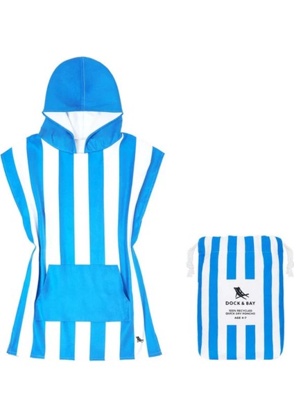 Uv Korumalı Çocuk Pançosu S Bondi Blue