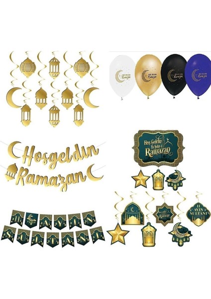 Ramazan Süsleri Set 25 Parça Hoş Geldin Ya Şehrı Ramazan