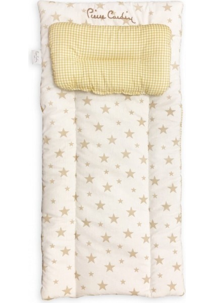 Lüks Nakışlı Alt Açma Minderi - Ekru