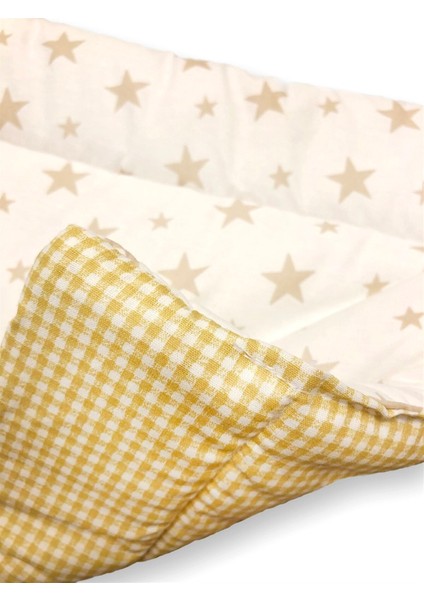 Lüks Nakışlı Alt Açma Minderi - Ekru