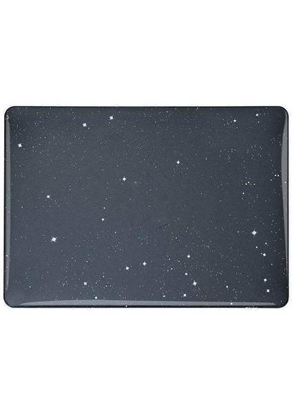 Macbook Pro 14 2024 A3112 M4 Işlemcili Uyumlu Koruma Kılıfı Parlak Simli Hardcase Kapak