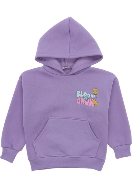 Kız Çocuk Sweatshirt Kapüşonlu