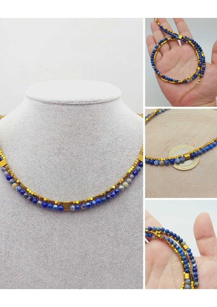 Lucid Dream Serisi Lapis Taşı 4mm Kolye (49242)
