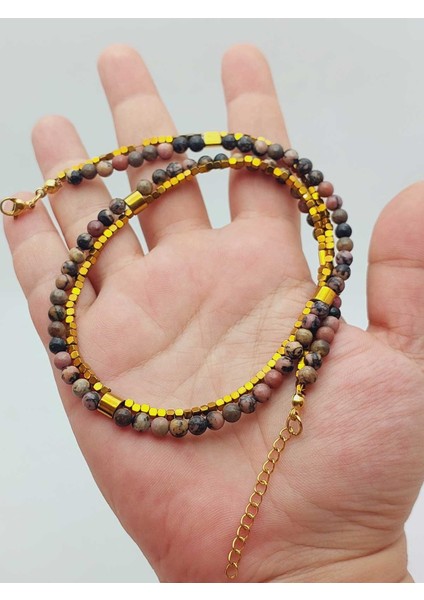 Lucid Dream Serisi Rodonit Taşı 4mm Kolye (45206) fiyatları