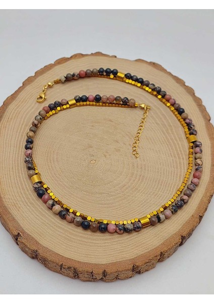 Lucid Dream Serisi Rodonit Taşı 4mm Kolye (45206) fırsatları