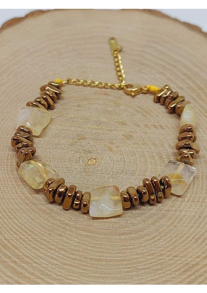 Sitrin Taşı Tasarım Bileklik (55912) fırsatları