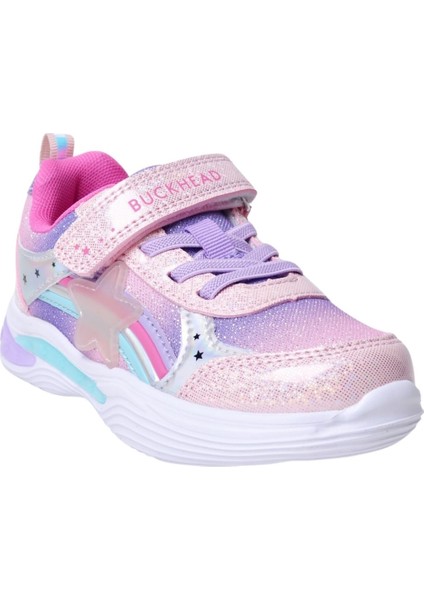 BUCK3024 Stary Çocuk Pembe Işıklı Spor Ayakkabı