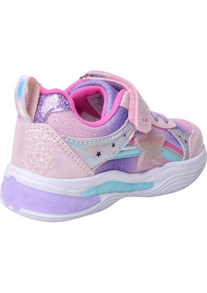 BUCK3024 Stary Çocuk Pembe Işıklı Spor Ayakkabı