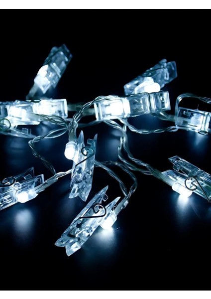20 Mandallı Pilli Ip LED - Beyaz Işık modelleri