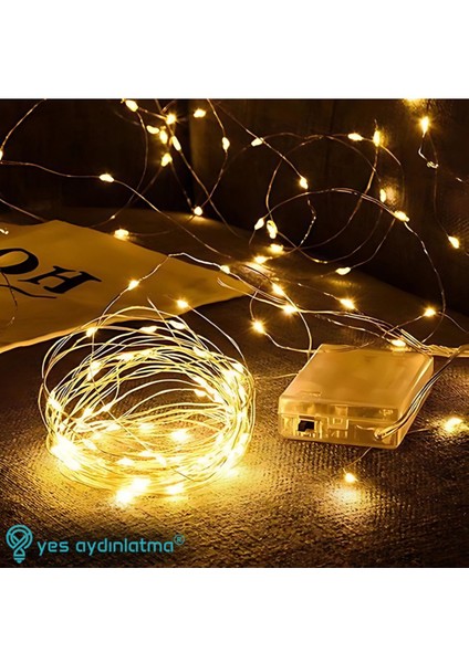 3 Fonksiyonlu 3 Metre Gün Işığı Peri LED - Pilli