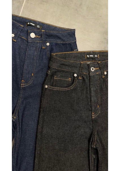 Kadın Yüksek Bel En Boy Likralı Comfort Ispanyol Paça Antrasit Kot Pantolon fırsatları