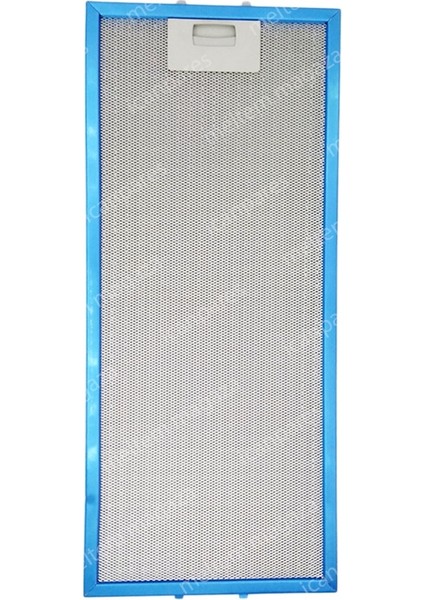 Icanpares Arçelik Uyumlu En 20,5 cm Boy 48 cm - Arka Tırnak 4,5 cm Aspiratör Davlumbaz Metal Yağ Filtresi