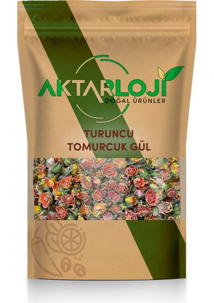 100 gr Turuncu Renk Tomurcuk Gül Kurusu