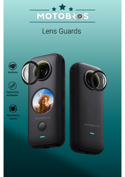 Insta 360 X4 Lens Koruyucu Insta 360 One X4 Uyumlu Lens Guard