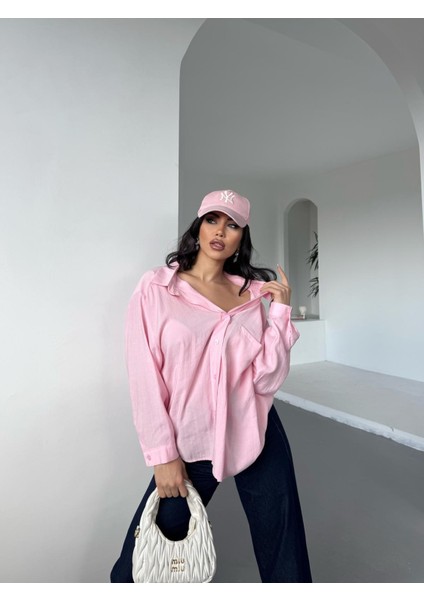 New Season Modal Oversize Gömlek Standart / Oversize Gömlek