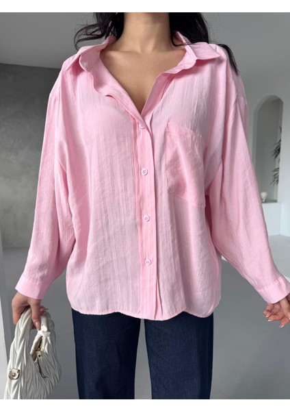 New Season Modal Oversize Gömlek Standart / Oversize Gömlek
