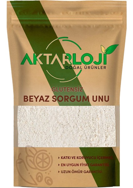 Glutensiz Beyaz Sorgum Ekmeği Seti ( 250 gr Beyaz Sorgum Unu + 25 gr Karnıyarık Tohumu Tozu )