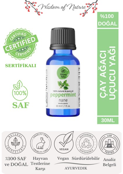 Çay Ağacı Uçucu Yağı (Tea Tree Essential Oil) Saf ve Doğal 30 ml