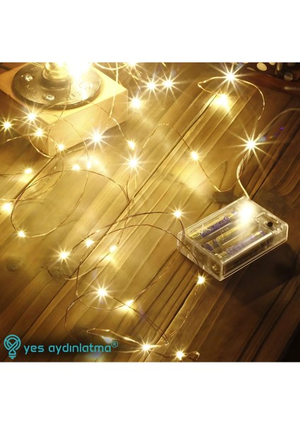 Pilli Peri LED 5 Metre Beyaz Işık indirimleri