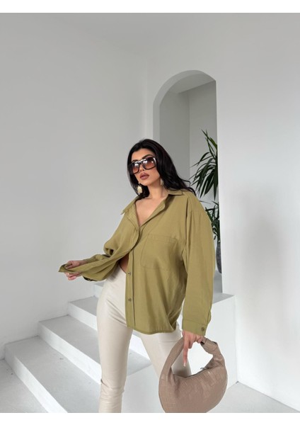 New Season Modal Oversize Gömlek Standart / Oversize Gömlek