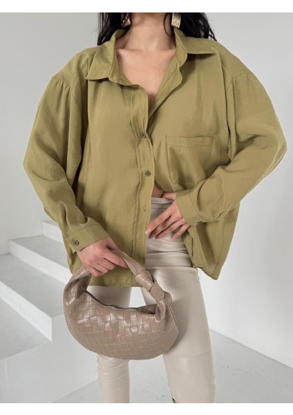 New Season Modal Oversize Gömlek Standart / Oversize Gömlek