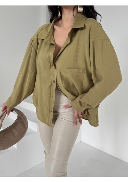 New Season Modal Oversize Gömlek Standart / Oversize Gömlek