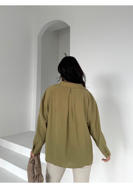 New Season Modal Oversize Gömlek Standart / Oversize Gömlek