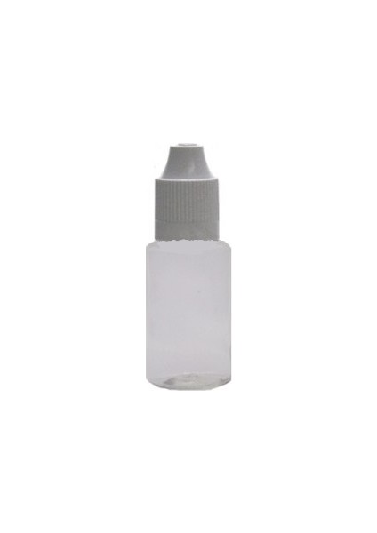 30 ml Pe Şeffaf Gorilla Şişe Beyaz Kapaklı Şişe, 12 Adet