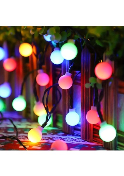Siyah Kablolu Renkli Top LED 3 Metre