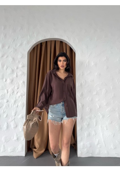 New Season Modal Oversize Gömlek Standart / Oversize Gömlek