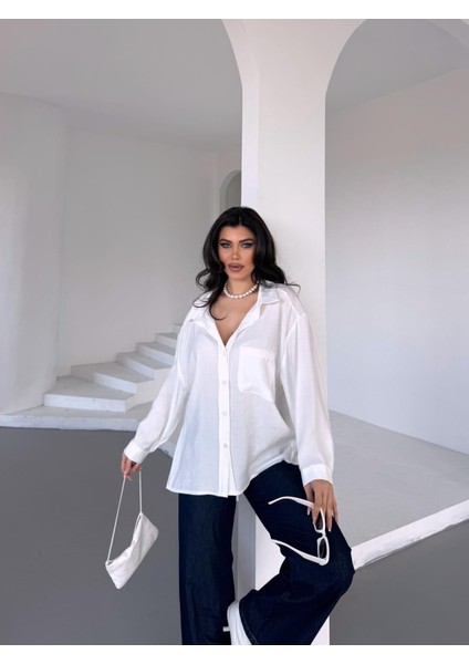 New Season Modal Oversize Gömlek Standart / Oversize Gömlek