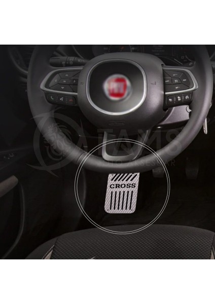 Fiat Egea Cross 2015-2019 Özel Desenli Krom Ayak Dinlendirme Pedalı Ayak Dayama Pedalı modelleri