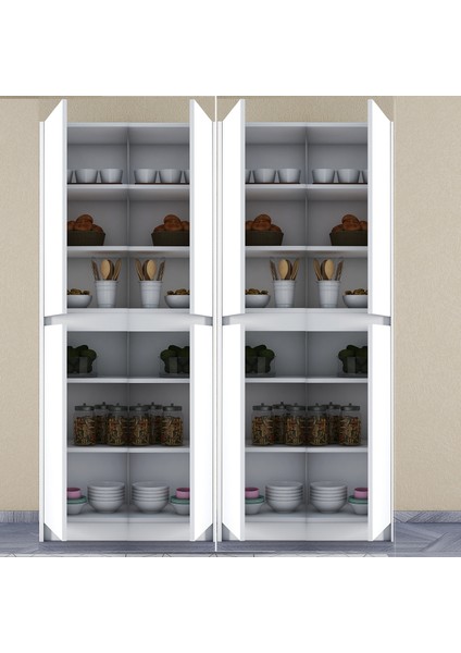 Voltra Patentli Çok Amaçlı Dolap, Mutfak Dolabı, Banyo Dolabı, Kiler Dolabı, Ayakkabılık