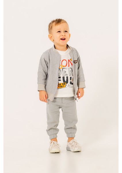Erkek Bebek Çizgili Üçlü Spor Takım fiyatları