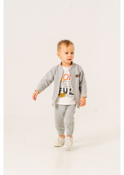 Erkek Bebek Çizgili Üçlü Spor Takım fırsatları