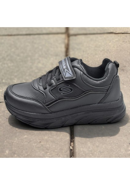101Ç Taban Çocuk Spor Ayakkabı Unisex Çocuk Spor Ayakkabı Cırtlı Çocuk Spor