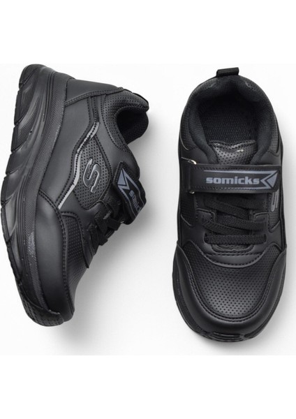 101Ç Taban Çocuk Spor Ayakkabı Unisex Çocuk Spor Ayakkabı Cırtlı Çocuk Spor