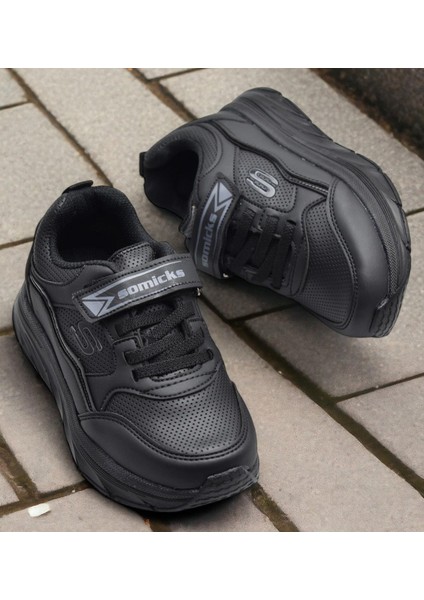 101Ç Taban Çocuk Spor Ayakkabı Unisex Çocuk Spor Ayakkabı Cırtlı Çocuk Spor