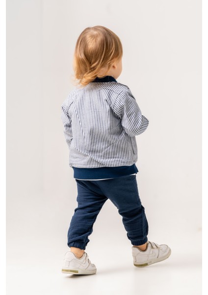 Erkek Bebek Çizgili Üçlü Spor Takım fırsatları