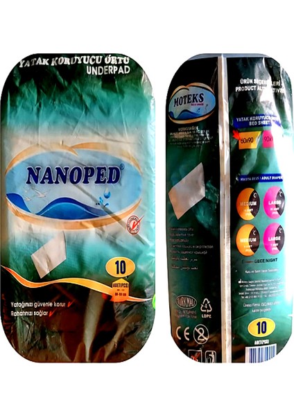 Yatak Koruyucu Örtü 10 Lu (3 Paket 30 Adet)