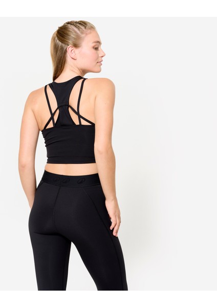 Domyos Kadın Crop Sporcu Atleti - Siyah fırsatları