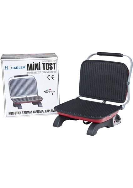 Döküm Organik Demir Döküm Tost Makinesi 1800 W indirimleri