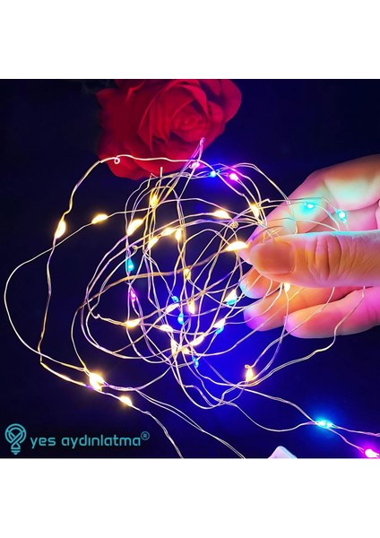 3 Fonksiyonlu 3 Metre Renkli Peri LED