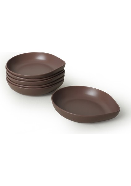 Mat Açık Taupe Serenity Yemek Tabağı 21 cm 6 Adet indirimleri
