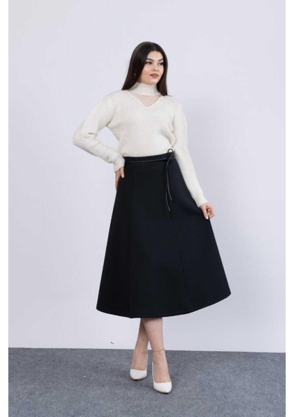 Kadın Çan Model Iç Göstermeyen Balon Etek Puf Scuba Kloş Volan Etek modelleri